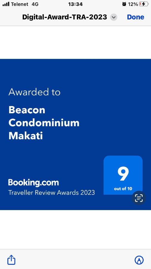 Beacon Makati Condo Free Pool Access Free Wifi 100Mbps & Free Netflix Manila Exterior photo